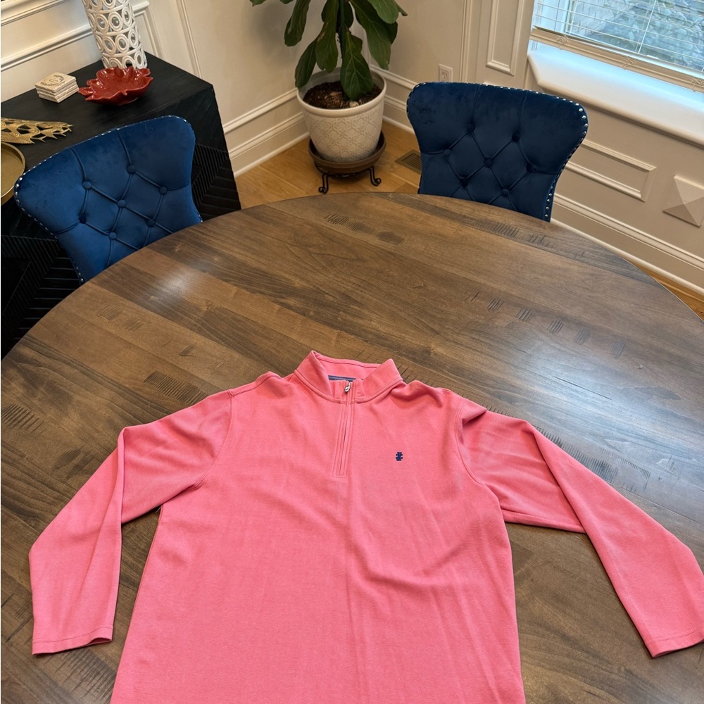 Izod Pink Quarter-Zip Pullover